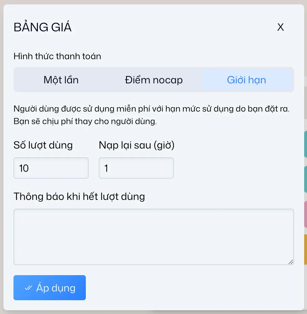 Hình thức giới hạn